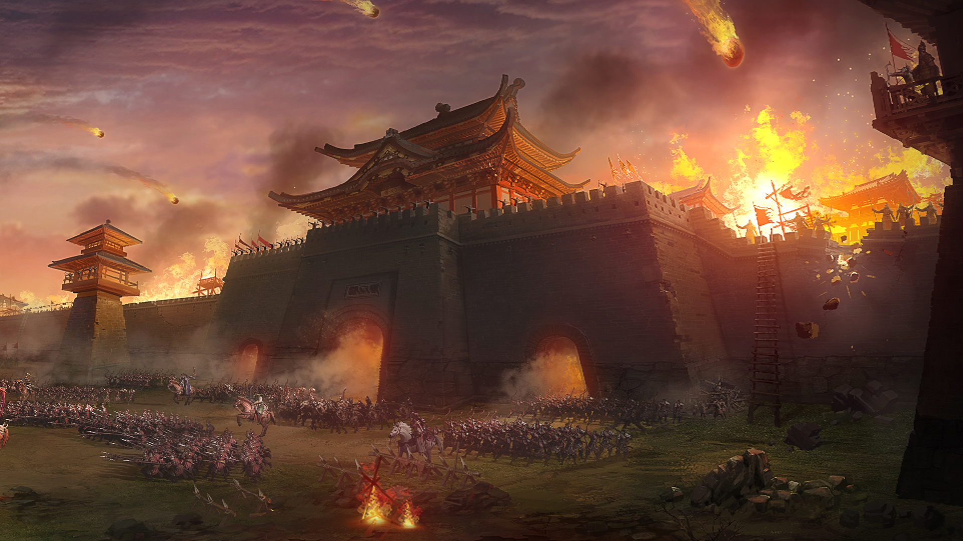 烽火燎原游戏图片:攻城场景